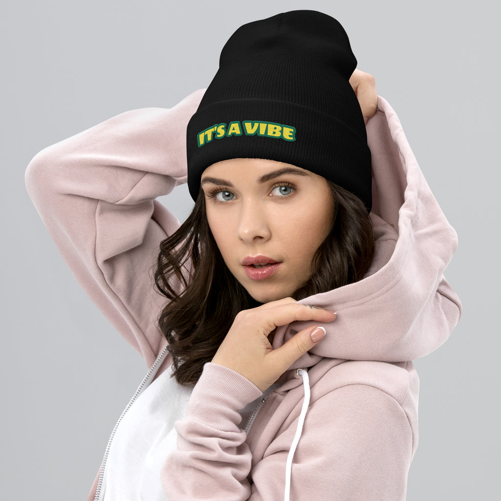 VTM Cuffed "VIBE TRIBE" Beanie