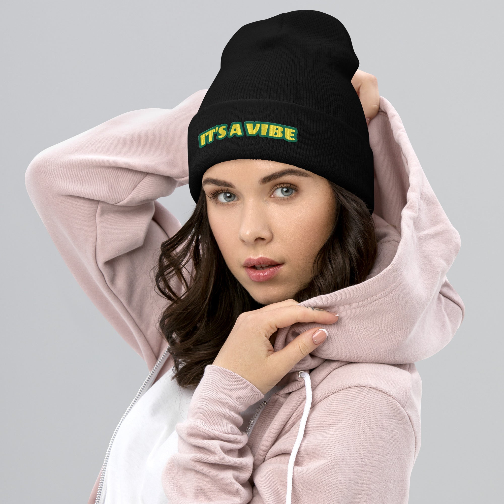 VTM Cuffed "VIBE TRIBE" Beanie