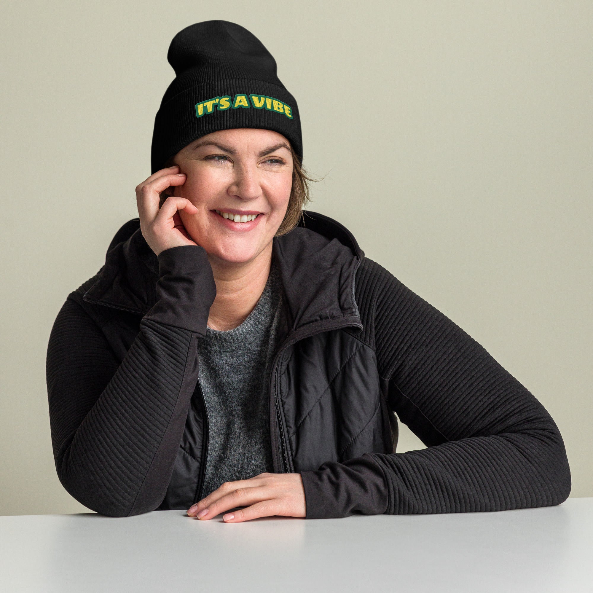 VTM Cuffed "VIBE TRIBE" Beanie