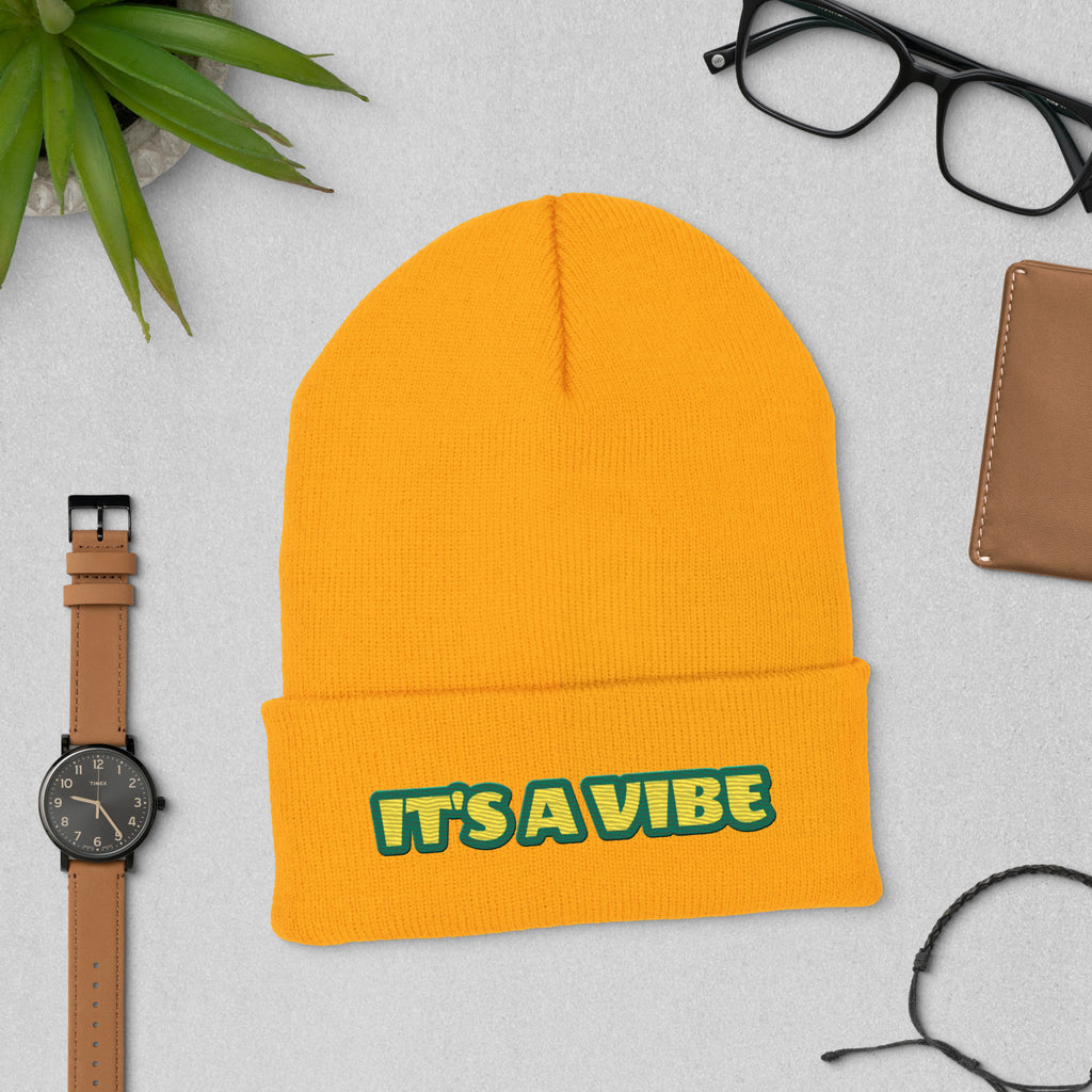 VTM Cuffed "VIBE TRIBE" Beanie
